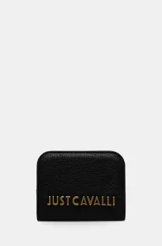 Just Cavalli portofel femei, culoarea negru, 77RA5PD3 ZSB22 imagine