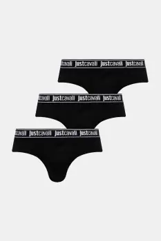 Just Cavalli slip 3-pack culoarea negru, 79OAJU01 CJUT2 imagine