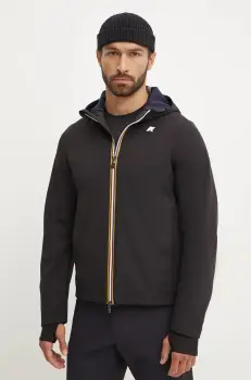 K-Way geaca barbati, culoarea negru, de tranzitie, K6131BW imagine