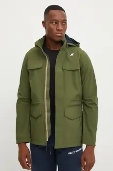 K-Way geaca de ploaie barbati, culoarea verde, de tranzitie, K7126VW imagine