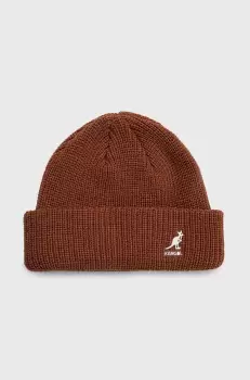 Kangol caciula culoarea maro, din tesatura neteda imagine