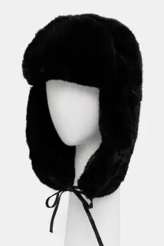 Kangol caciula FAUX FUR TRAPPER culoarea negru, K4301ST.BK001 imagine