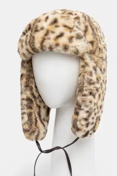 Kangol caciula LEOPARD TRAPPER culoarea maro, K4266ST.SL156 imagine