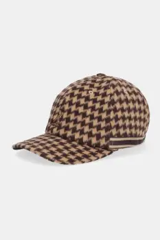 Kangol sapca BLOCK ZIG culoarea maro, K5471.BR204 imagine