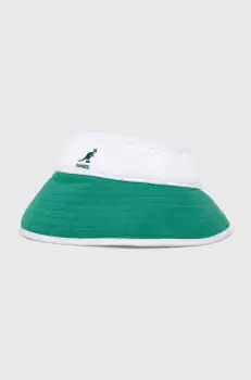 Kangol sapca cozoroc culoarea verde, neted imagine