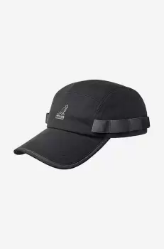 Kangol sapca de baseball din bumbac Wax Utility 5 Panel culoarea negru, cu imprimeu K5329-BLACK imagine