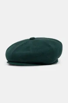 Kangol sapca de lana WOOL HAWKER culoare verde K3164HT.DE301 imagine