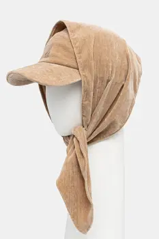 Kangol sapca VELVET DRAPE 5-PANEL culoarea maro, K5475.OT272 imagine