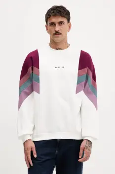 Kaotiko bluza culoarea bej, cu imprimeu, AR005-02-M002 imagine