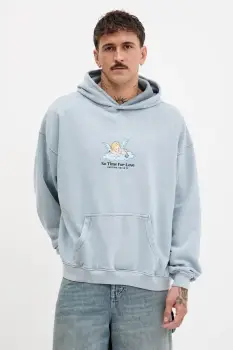 Kaotiko hanorac de bumbac cu gluga, cu imprimeu, AR014-02-G002 imagine