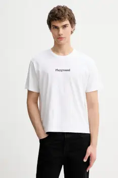 Kaotiko tricou din bumbac culoarea alb, cu imprimeu, AR009-01-M002 imagine