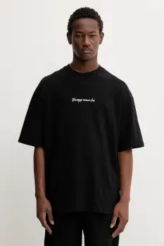 Kaotiko tricou din bumbac culoarea negru, cu imprimeu, AR092-01-G002 imagine