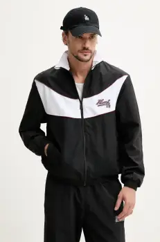 Karl Kani geaca culoarea negru, de tranzitie, oversize, 60860045 imagine