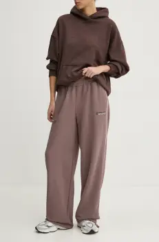 Karl Kani pantaloni de trening culoarea bej, cu imprimeu, 61030029 imagine