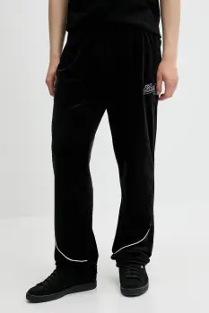 Karl Kani pantaloni de trening din velur culoarea negru, cu imprimeu, 60060041 imagine