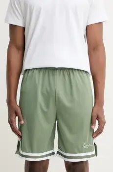 Karl Kani pantaloni scurti barbati, culoarea verde, 60130132 imagine