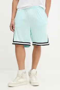 Karl Kani pantaloni scurti culoarea turcoaz, PD00005315 imagine