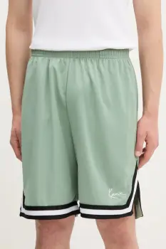 Karl Kani pantaloni scurti culoarea verde, PD00005316 imagine