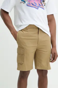 Karl Kani pantaloni scurti din bumbac barbati, culoarea verde, 6012260 imagine