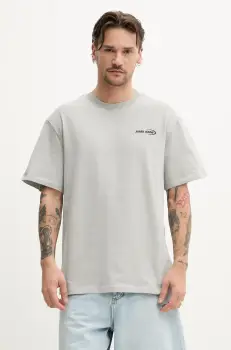 Karl Kani tricou din bumbac barbati, culoarea gri, cu imprimeu, 60300348 imagine