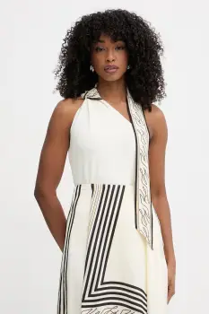 Karl Lagerfeld bluza asimetrica de femei din vascoza imagine