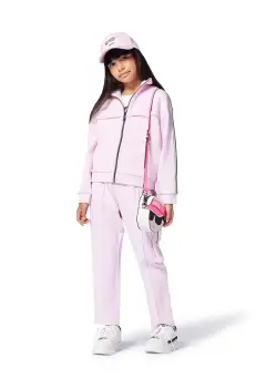 Karl Lagerfeld bluza copii culoarea roz, cu imprimeu, Z30483 imagine