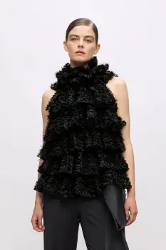 Karl Lagerfeld bluza culoarea negru imagine