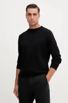 Karl Lagerfeld bluza culoarea negru, uni, 554910.705007 imagine