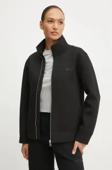 Karl Lagerfeld bluza femei, culoarea negru, neted, A1W20062 imagine