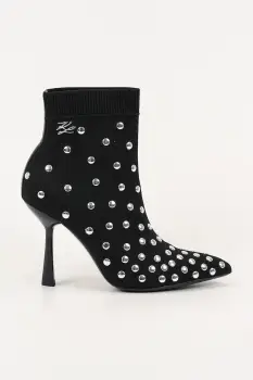 Karl Lagerfeld botine PANDARA culoarea negru, cu toc cui, KL31367 imagine