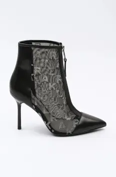 Karl Lagerfeld botine SARABANDE femei, culoarea negru, cu toc cui, KL30955 imagine