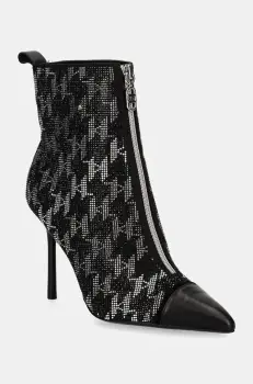 Karl Lagerfeld botine SARABANDE II femei, culoarea negru, cu toc cui, KL30954M imagine