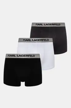 Karl Lagerfeld boxeri 3-pack barbati, culoarea alb, A1M47020 imagine