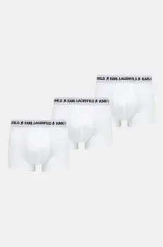 Karl Lagerfeld boxeri 3-pack barbati, culoarea alb, A1M47151 imagine