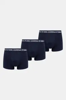 Karl Lagerfeld boxeri 3-pack barbati, culoarea albastru marin, A1M47151 imagine
