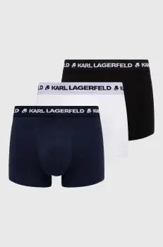 Karl Lagerfeld boxeri 3-pack barbati, culoarea negru imagine