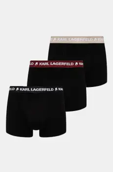 Karl Lagerfeld boxeri 3-pack barbati, culoarea negru, A1M47021 imagine
