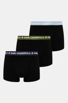 Karl Lagerfeld boxeri 3-pack barbati, culoarea negru, A1M47021 imagine