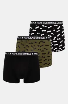 Karl Lagerfeld boxeri 3-pack barbati, culoarea negru, A1M47083 imagine