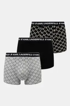 Karl Lagerfeld boxeri 3-pack barbati, culoarea negru, A1M47086 imagine
