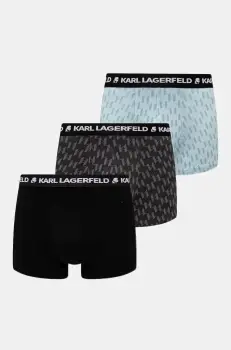 Karl Lagerfeld boxeri 3-pack barbati, culoarea negru, A1M47086 imagine