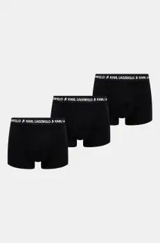 Karl Lagerfeld boxeri 3-pack barbati, culoarea negru, A1M47151 imagine