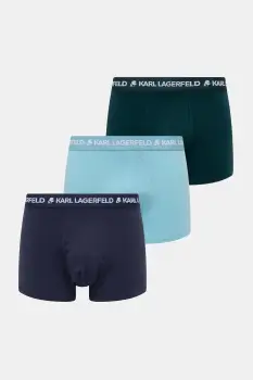 Karl Lagerfeld boxeri 3-pack culoarea bleumarin, A1M47017 imagine