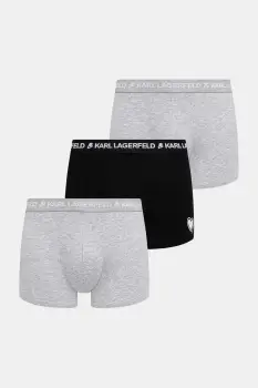 Karl Lagerfeld boxeri 3-pack culoarea gri, B1M47023 imagine