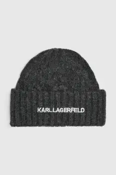Karl Lagerfeld caciula culoarea gri, A4W33012 imagine