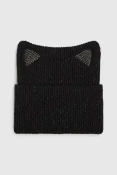 Karl Lagerfeld caciula culoarea negru, A4W33040 imagine