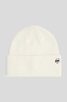 Karl Lagerfeld caciula din amestec de lana culoarea bej, A3W33146 imagine