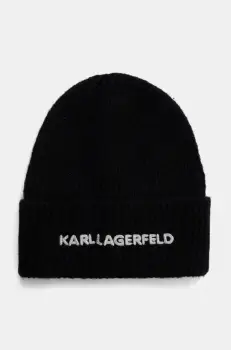 Karl Lagerfeld caciula din amestec de lana culoarea negru, A1W33156 imagine