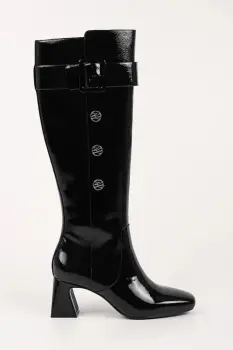 Karl Lagerfeld cizme BEATA culoarea negru, cu toc drept, KL31475A imagine