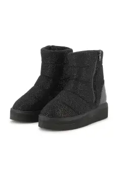 Karl Lagerfeld cizme de iarna pentru copii culoarea negru, Z30992 imagine